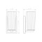 Z-Lite Titus 1 Light Wall Sconce, 4.5in. W x 9.5in. H, Brushed Nickel 826-1S-BN - alternate 3